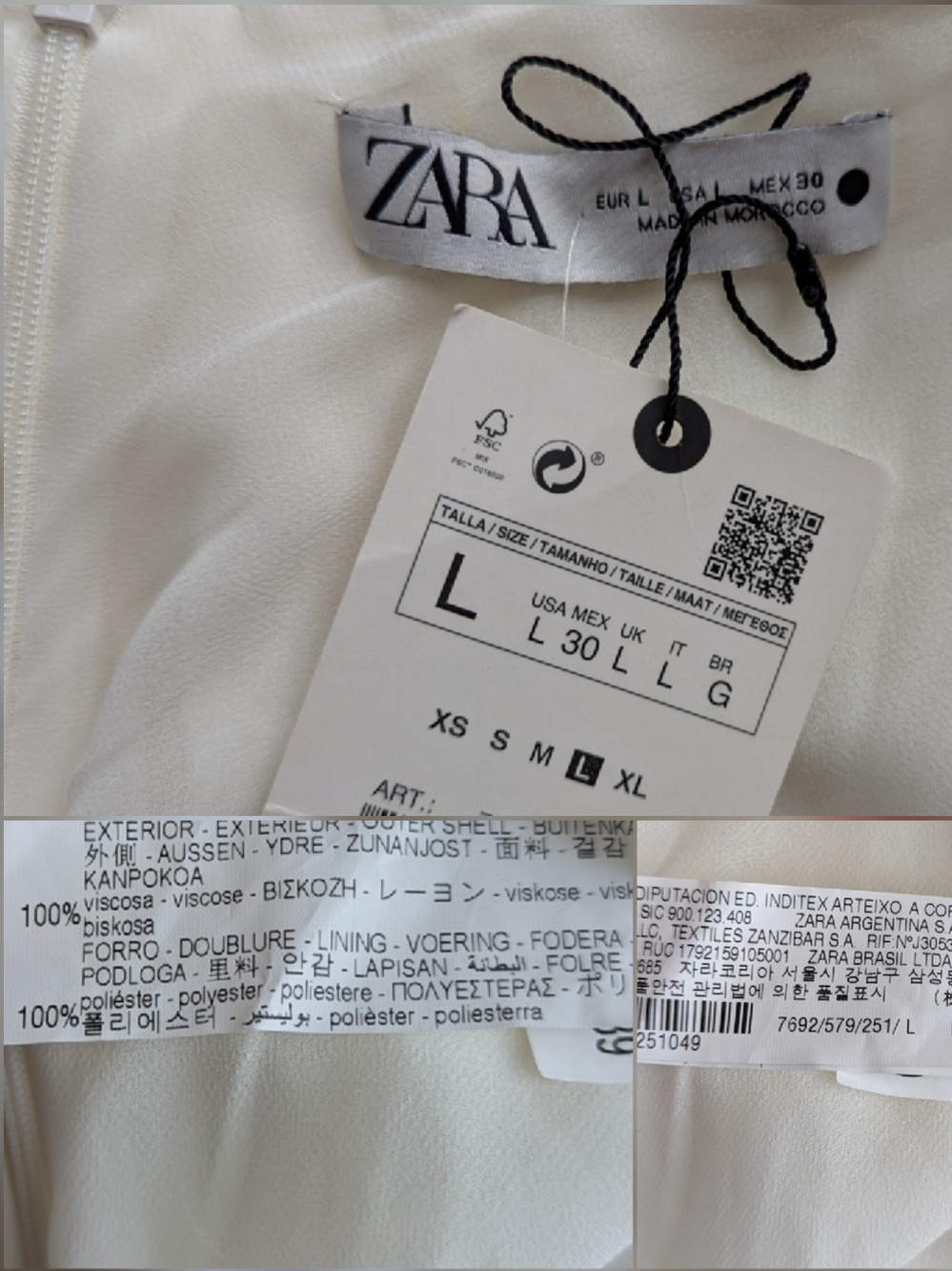 Zara Jacquard Floral Maxi Dress Low Back - Picture 10 of 13